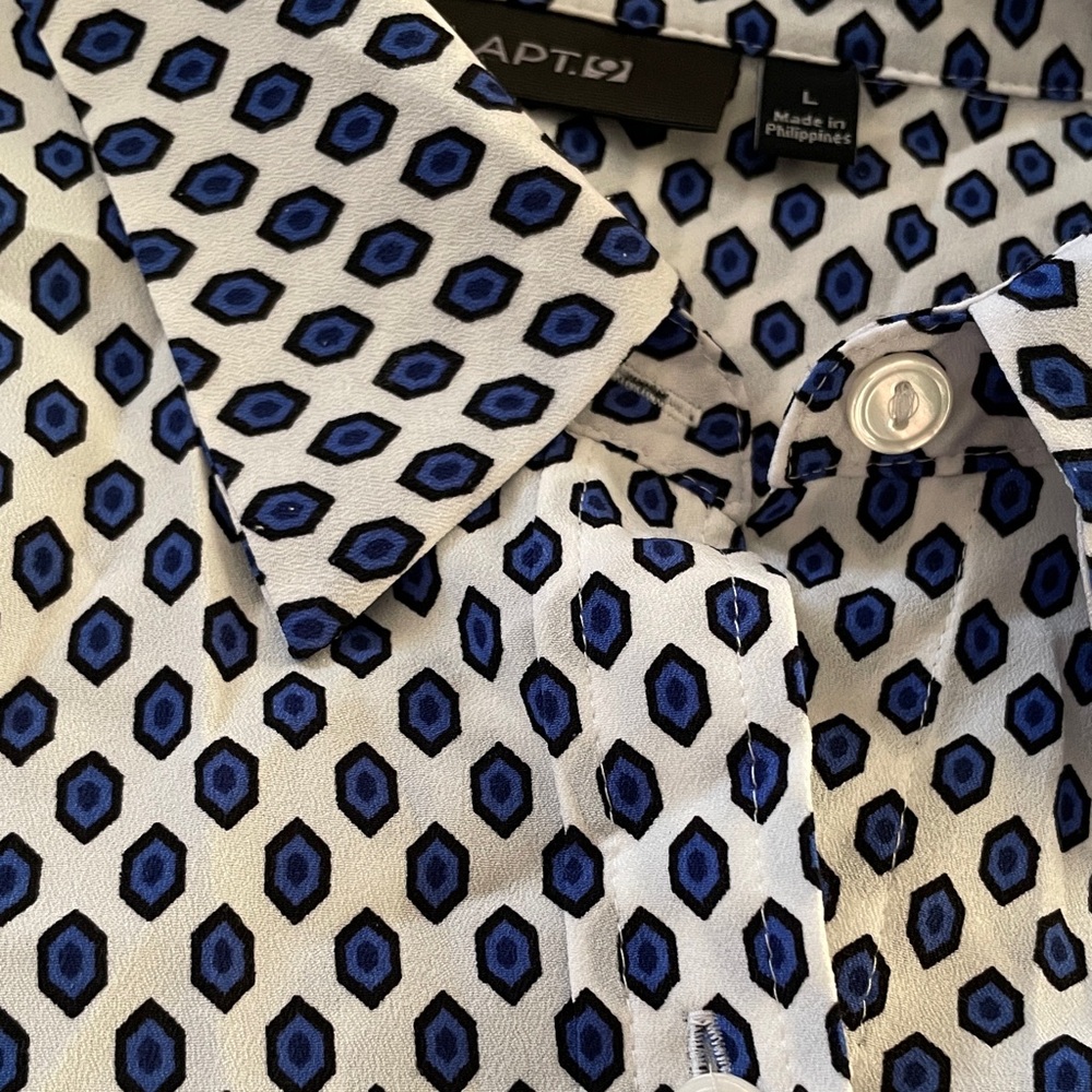 Apt. 9 Long Sleeve Women’s Button-Up Shirt L - Picture 7 of 7
